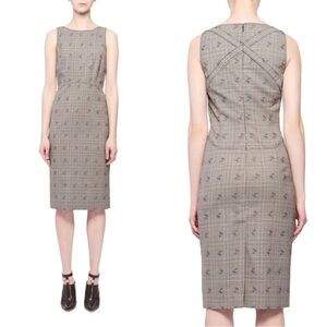 Altuzarra Shadow Floral Sheath Dress